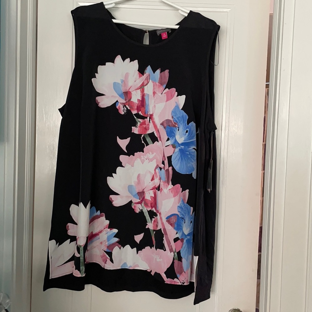 Black dressy tunic tank